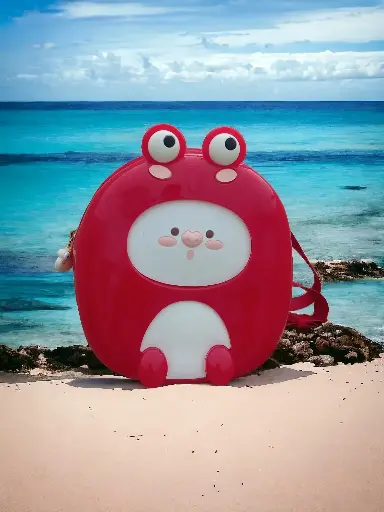 Adorable Cartoon Silicone Backpack Cum Sling Bag